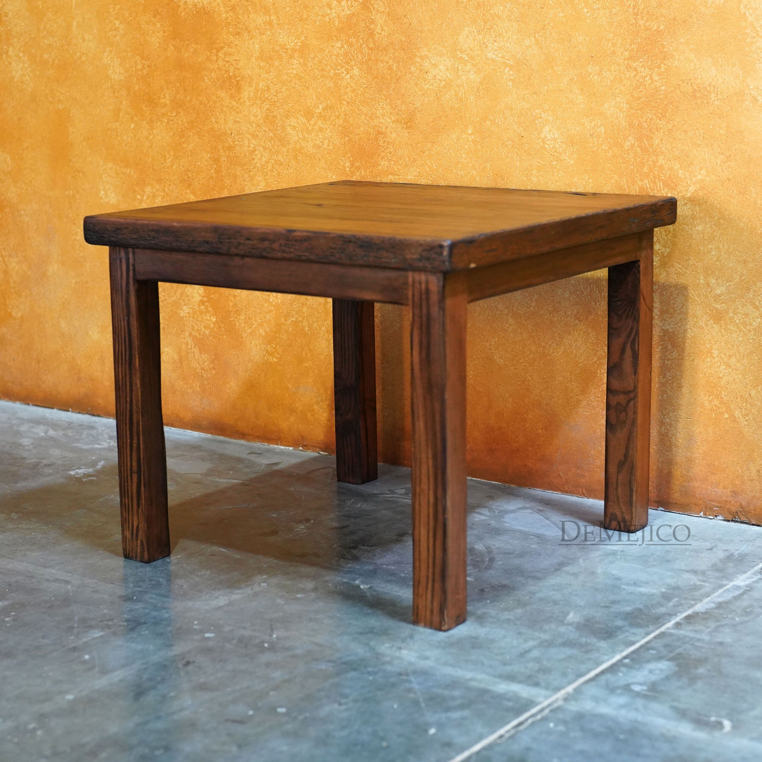 Rustic Restaurant Table, Reclaimed Wood Dining Table - Demejico