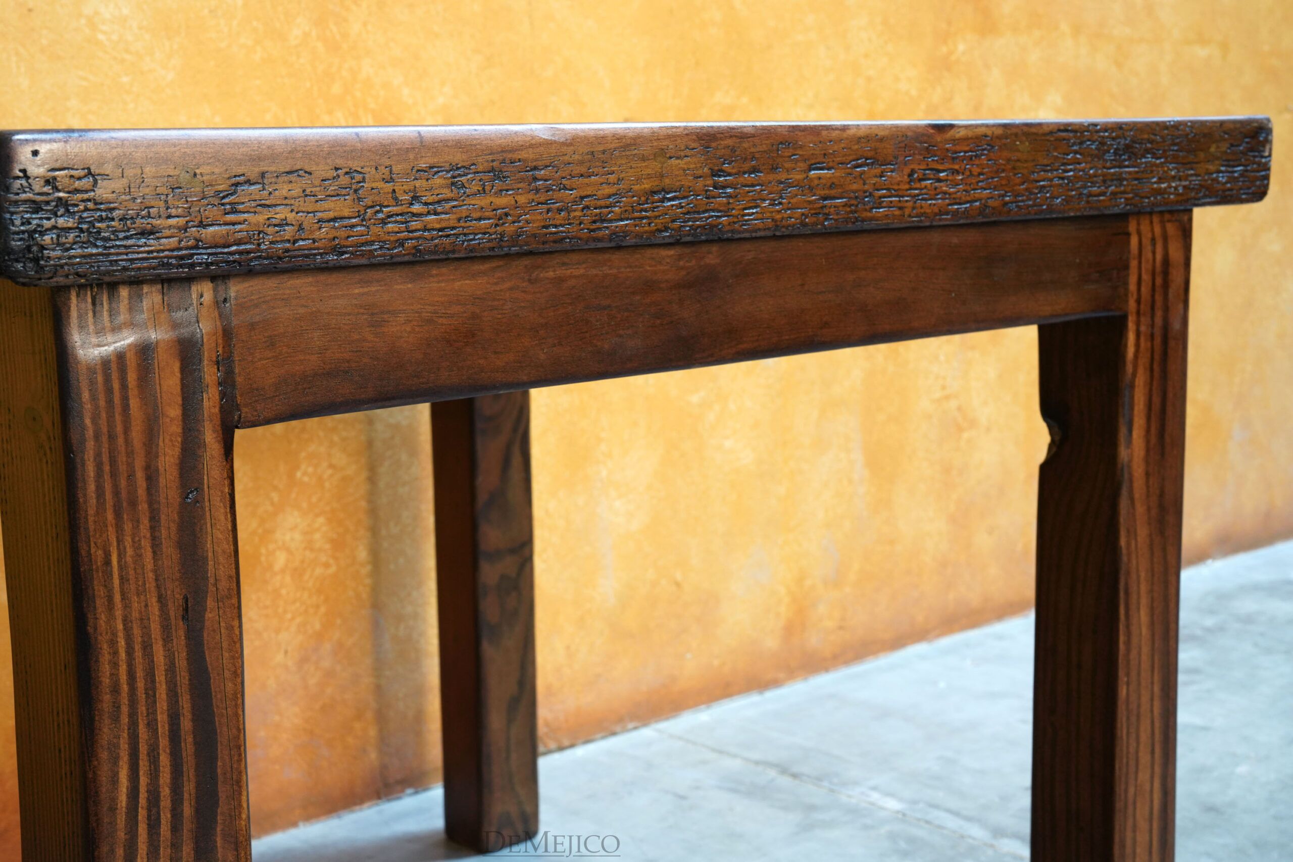 Rustic Restaurant Table, Reclaimed Wood Dining Table - Demejico
