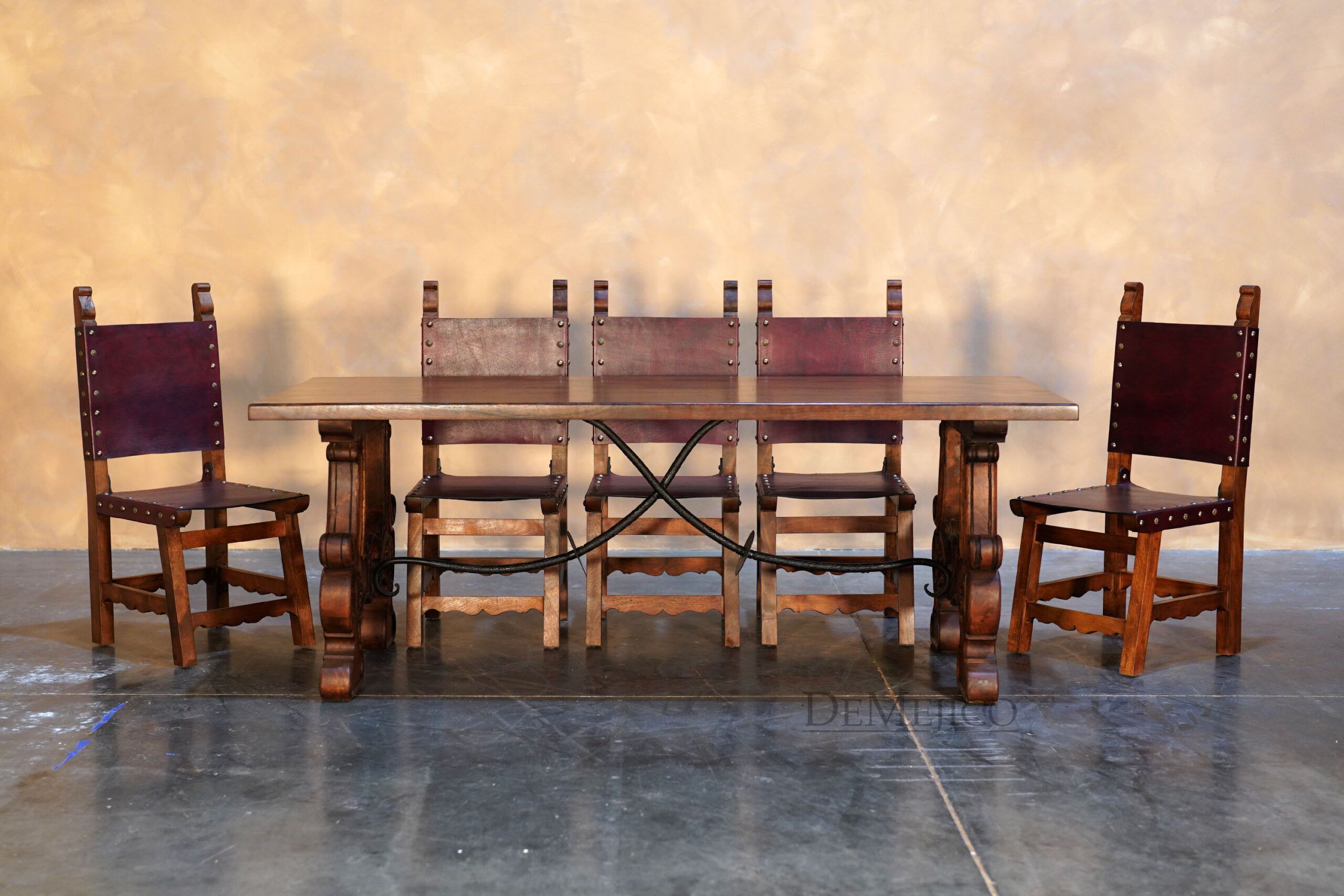 Hemingway Table, Spanish Dining Table - Demejico