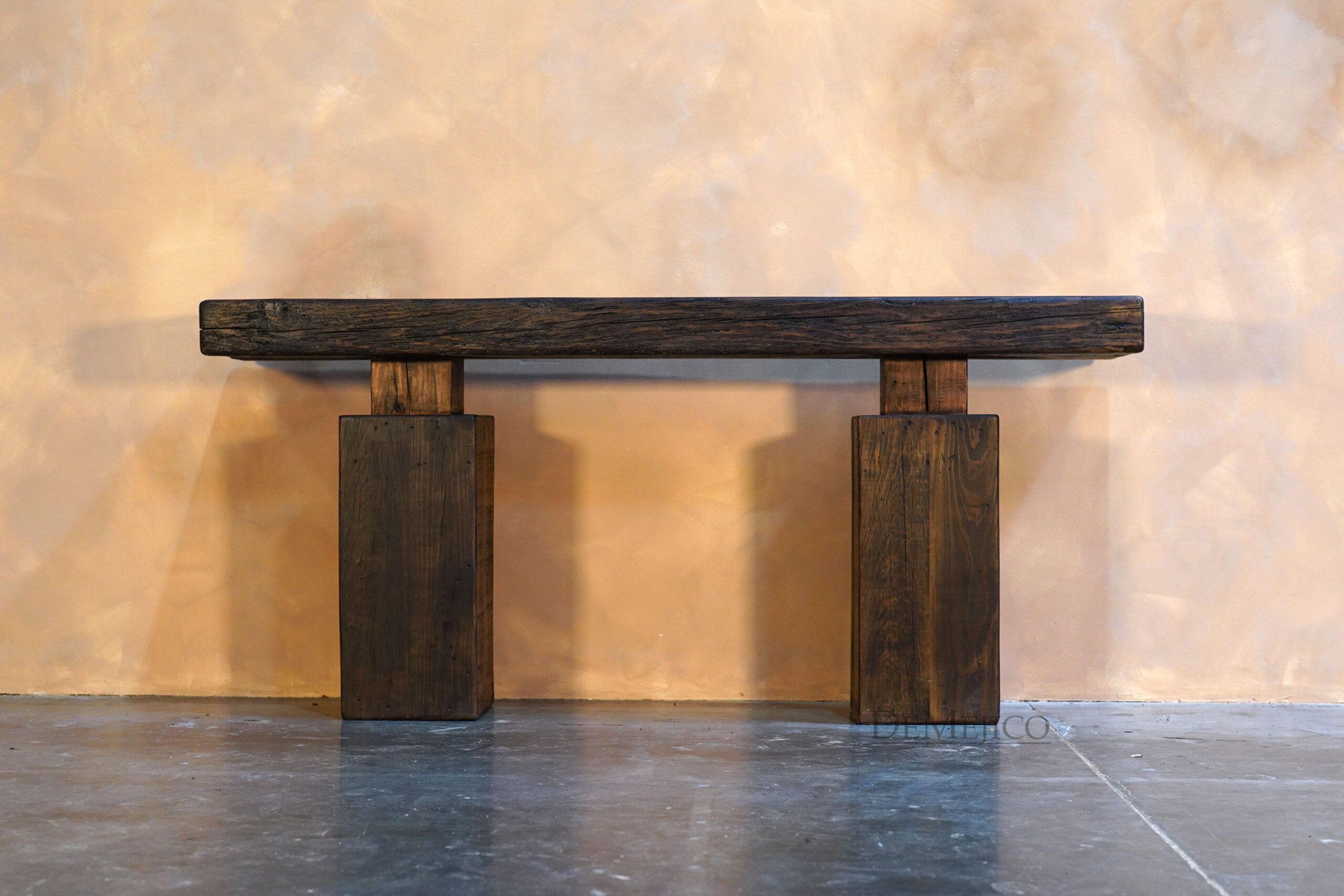 Courtney Console, Rustic Wood Console Table, Rustic Modern Console Table