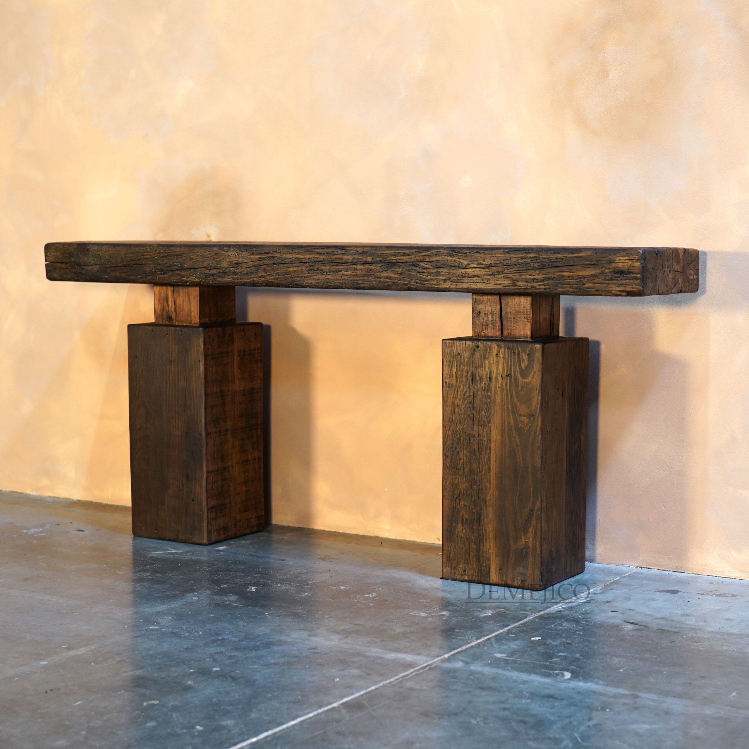 Courtney Console, Rustic Wood Console Table, Rustic Modern Console Table