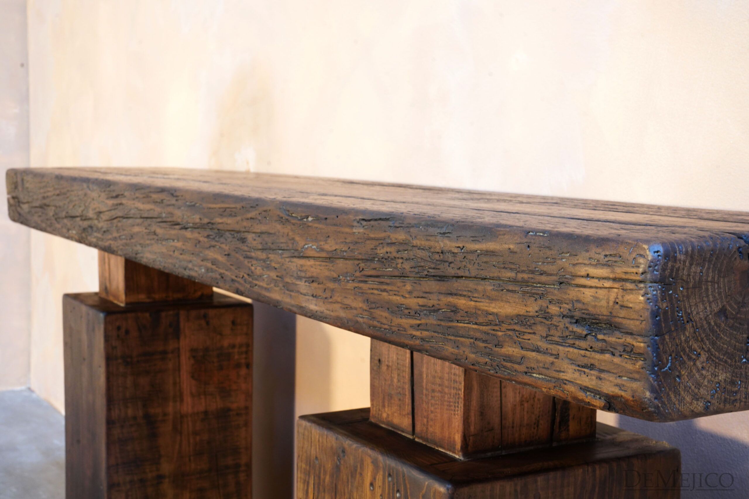 Courtney Console, Rustic Wood Console Table, Rustic Modern Console Table