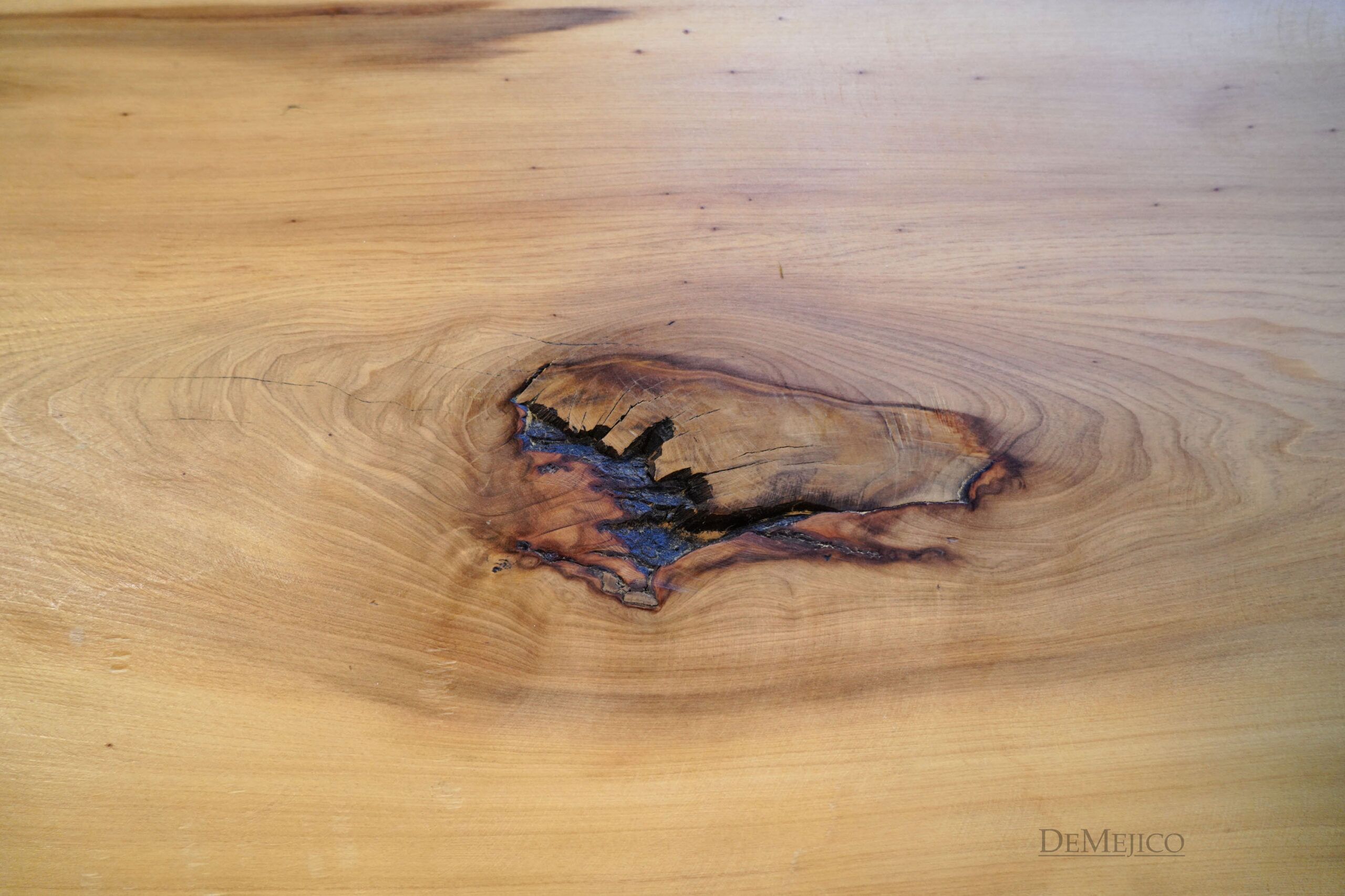 Live Edge Bench, Mesquite Slab Bench - Demejico