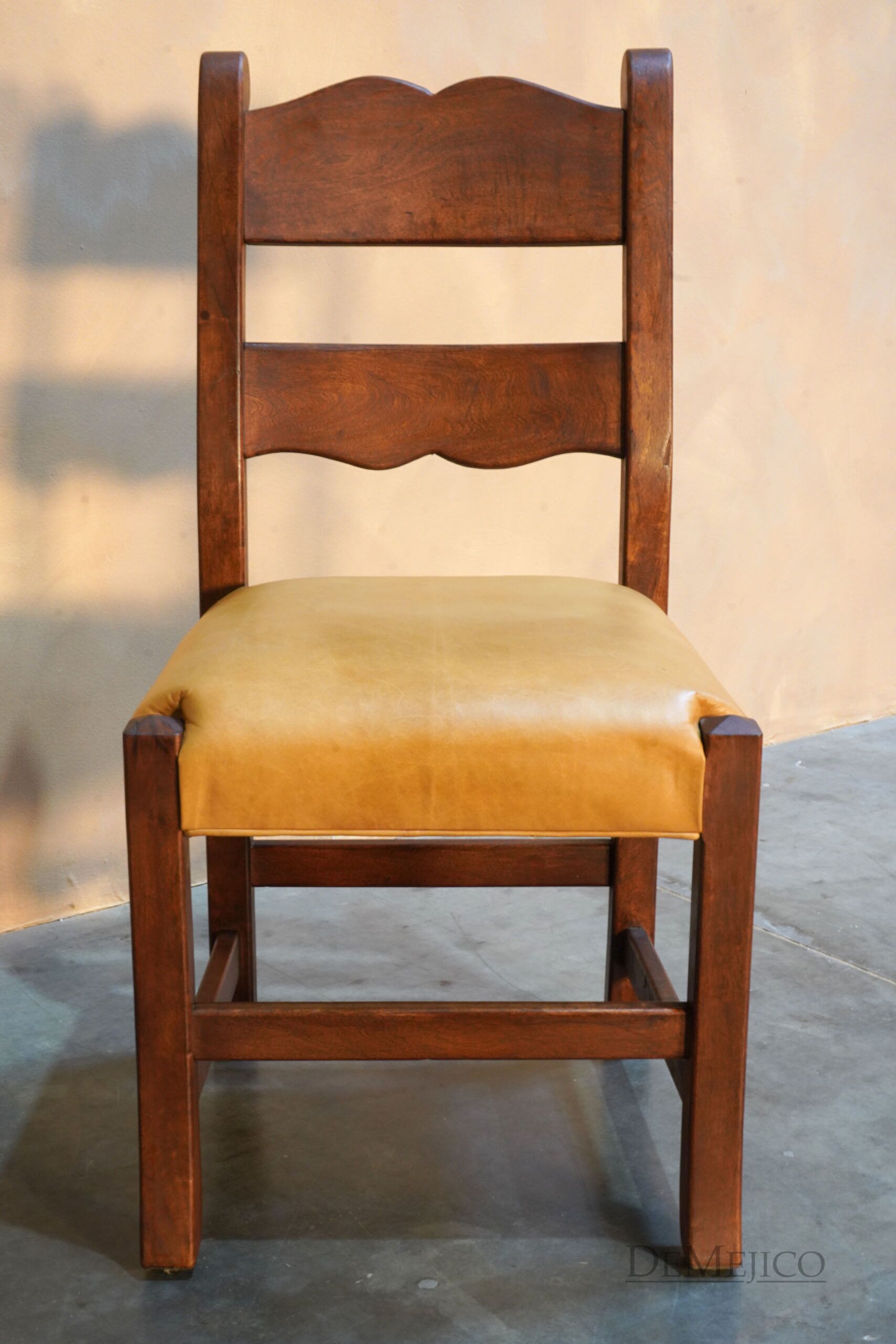 Silla Circa Spanish Ladder Back Chair, Hacienda Style Chair - Demejico
