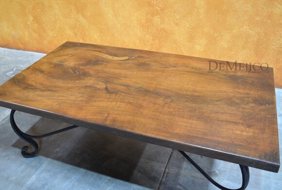 Wrought Iron Coffee Table, Santa Monica Coffee Table - Demejico