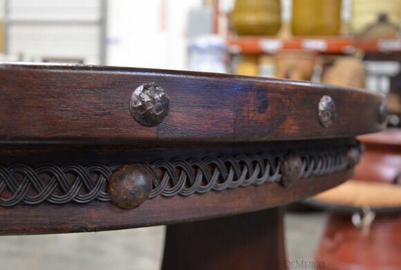 half circle console table