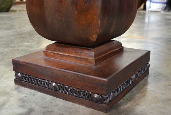 half circle console table