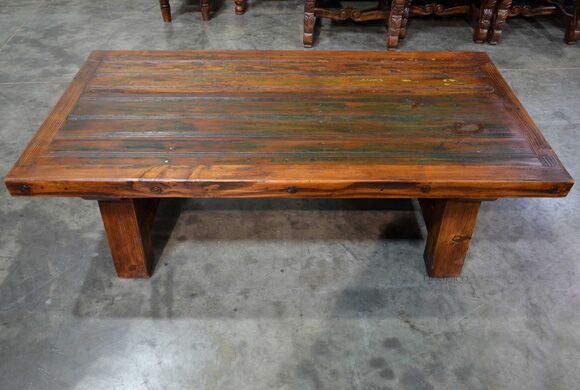 reclaimed wood coffee table