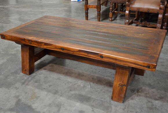 reclaimed wood coffee table