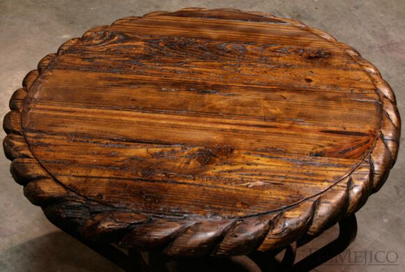 old world spanish end table