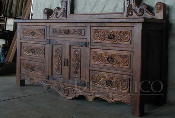 spanish style dresser