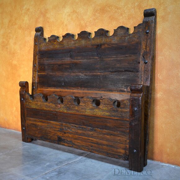 rustic headboard