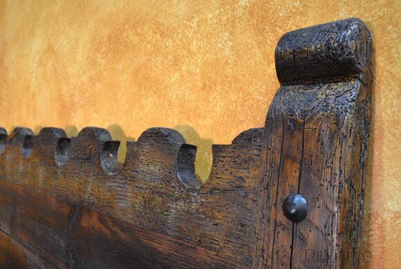 rustic headboard