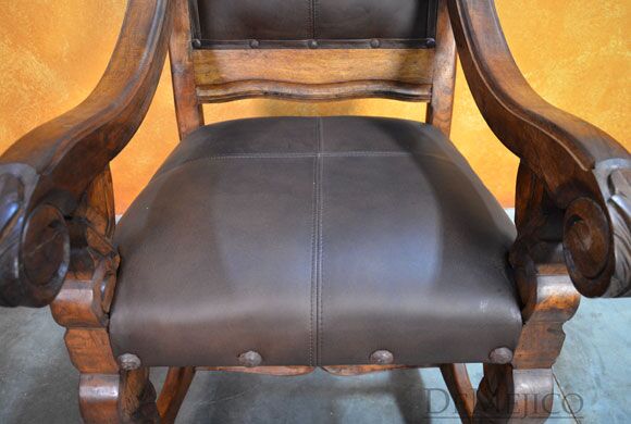 spanish carved dining chair