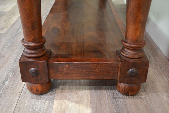 rustic console table