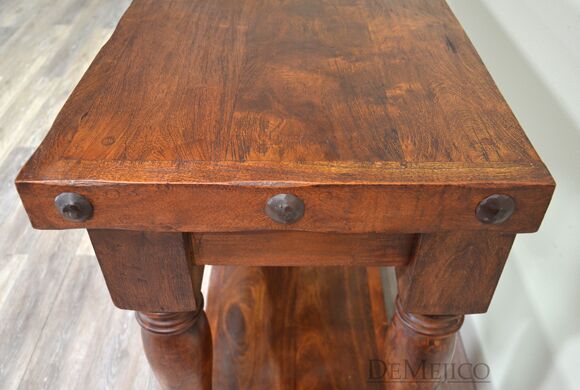 rustic console table