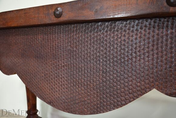 rustic console table