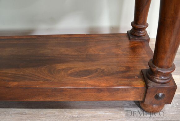 rustic console table
