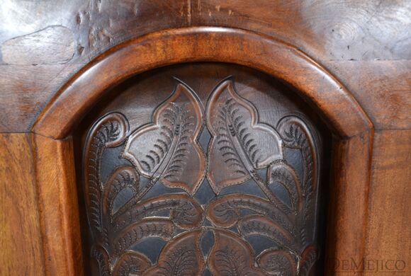 Tooled Leather Bed, Tall Headboard