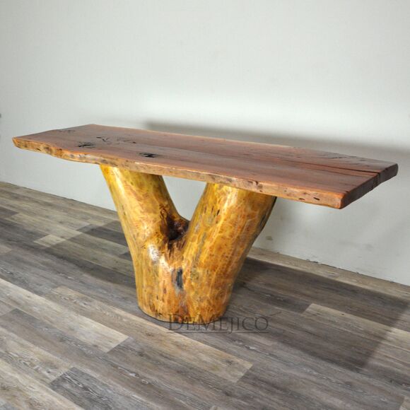 Live Edge Console Table, Rustic Console Table, Live Edge Table