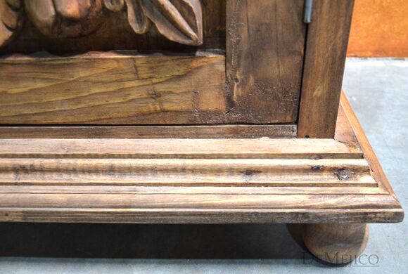 Bigoton Hand Carved Buffet Table, Spanish Buffet