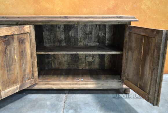 Bigoton Hand Carved Buffet Table, Spanish Buffet