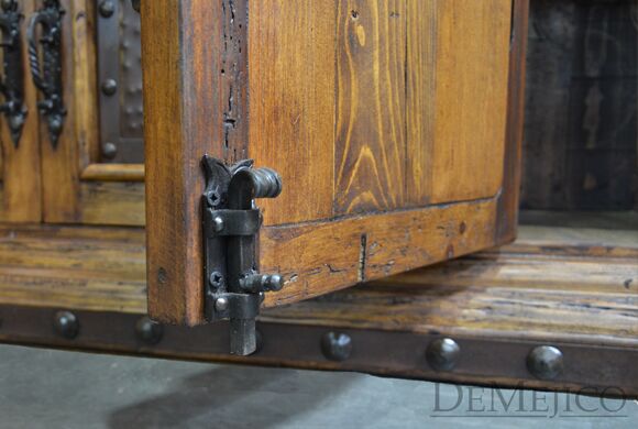 Antigua Hutch, Rustic Hutch, Rustic Spanish Style