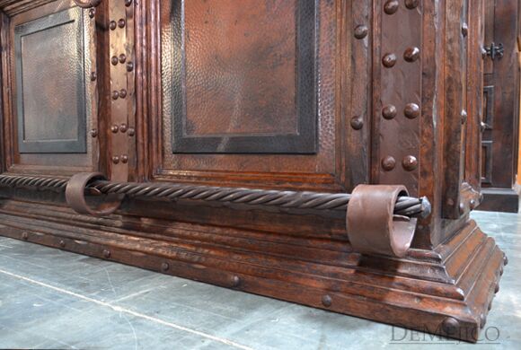 Copper Panel Bar, Large Spanish Bar, Restaurant Furniture