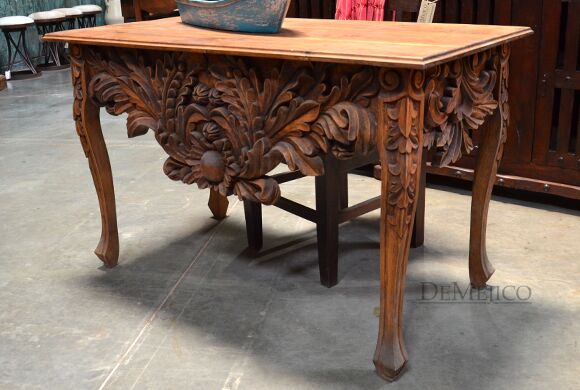 hand carved desk