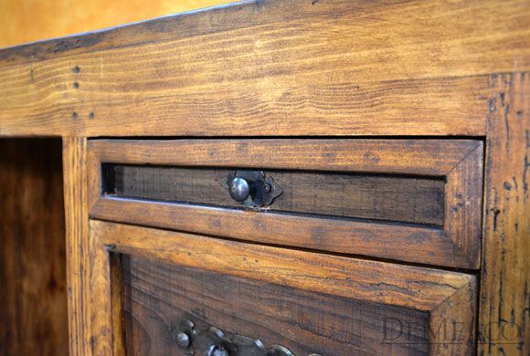 reclaimed wood desk