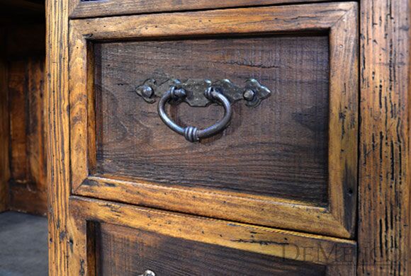 reclaimed wood desk