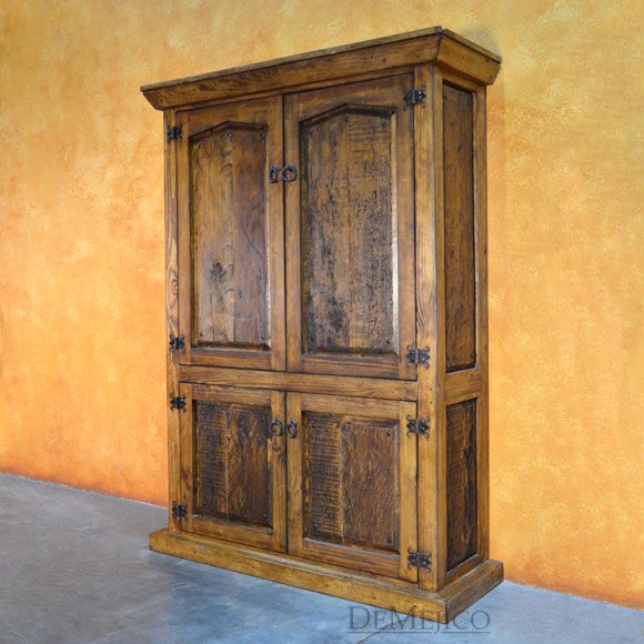 Old Wood Armario Angular, Spanish Armoire