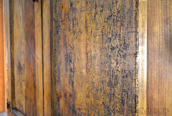 Old Wood Armario Angular, Spanish Armoire