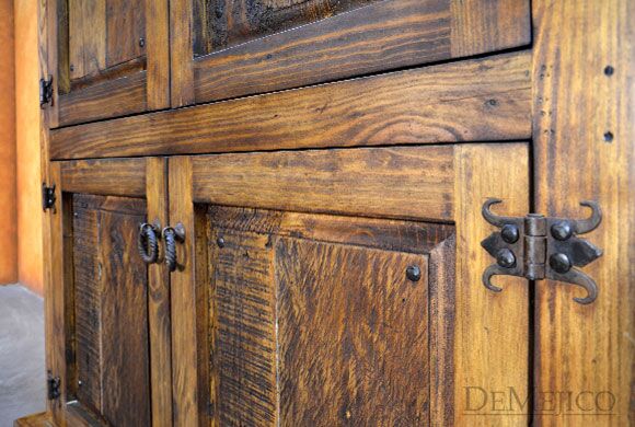 Old Wood Armario Angular, Spanish Armoire