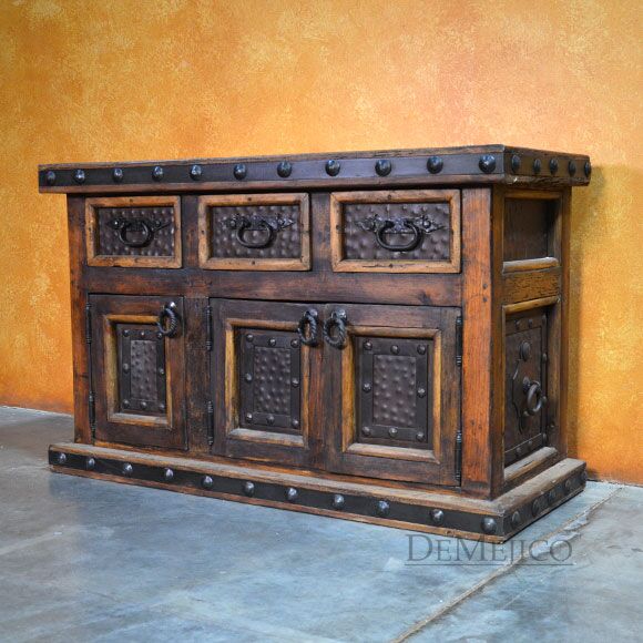 rustic entertainment center