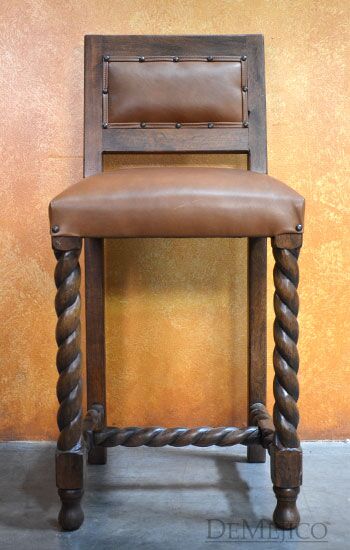 Chapital Barstool, Spanish Revival Barstool