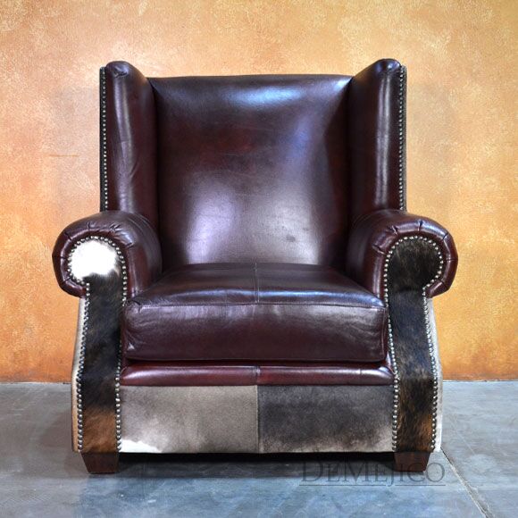 Sofa Cuernavaca, Spanish Armchair with Footstool, Spanish Lounge Chair, Single Seater Lounge Chair, Spanish Living Room, Rustic Entertainment Space
