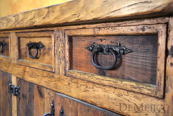 Trastero Luna, Old Wood Hutch, Rustic Hutch, Rustic Buffet