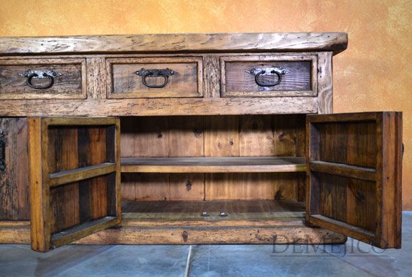Trastero Luna, Old Wood Hutch, Rustic Hutch, Rustic Buffet