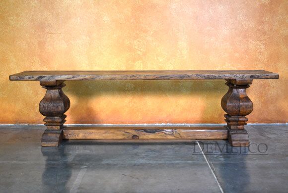 Banca Diamante, Rustic Bench, Geometric Bench