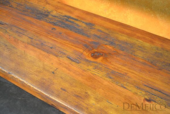 Banca Diamante, Rustic Bench, Geometric Bench