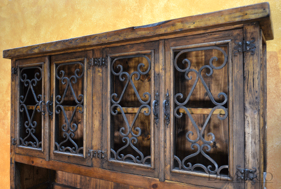 Trastero Luna, Old Wood Hutch, Rustic Hutch, Rustic Buffet