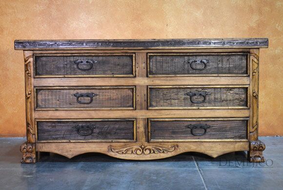 Spanish Poster Spanish Dresser, Spanish Carved Dresser