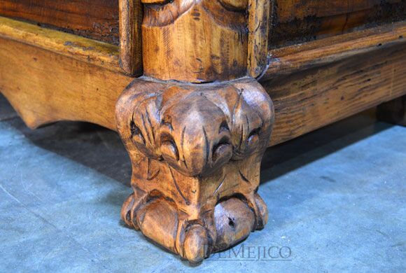 Spanish Poster Spanish Dresser, Spanish Carved Dresser