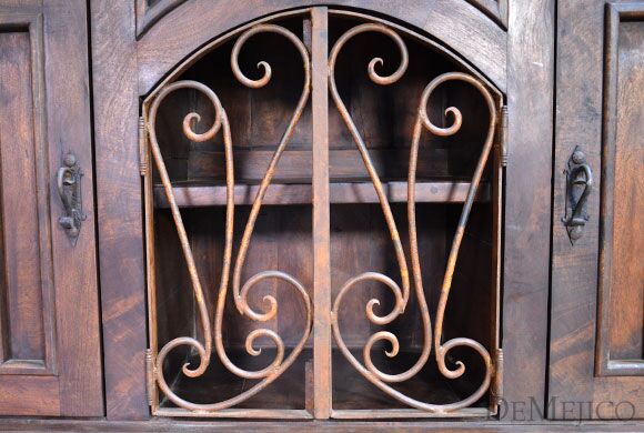 Old World Iron Buffet, Old World Buffet, Spanish Buffet, Spanish Dining Room