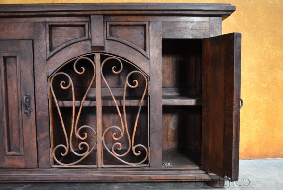 Old World Iron Buffet, Old World Buffet, Spanish Buffet, Spanish Dining Room