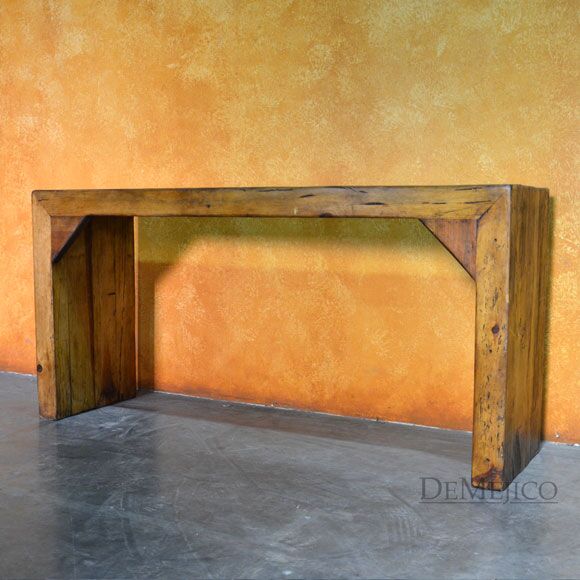 Rustic Modern Console Table, Old Wood Console Table, Farmhouse Style
