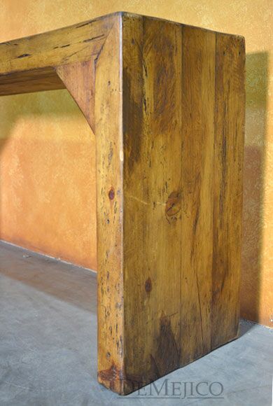 Rustic Modern Console Table, Old Wood Console Table, Farmhouse Style