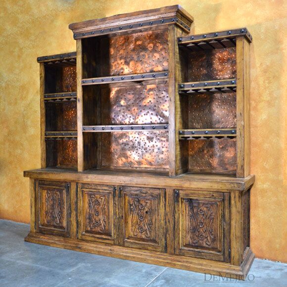 Luis Quince Bar and Wine Cabinet, Spanish Bar Cabinet, Restaurant Furniture