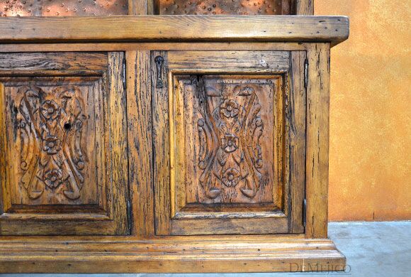 Luis Quince Bar and Wine Cabinet, Spanish Bar Cabinet, Restaurant Furniture